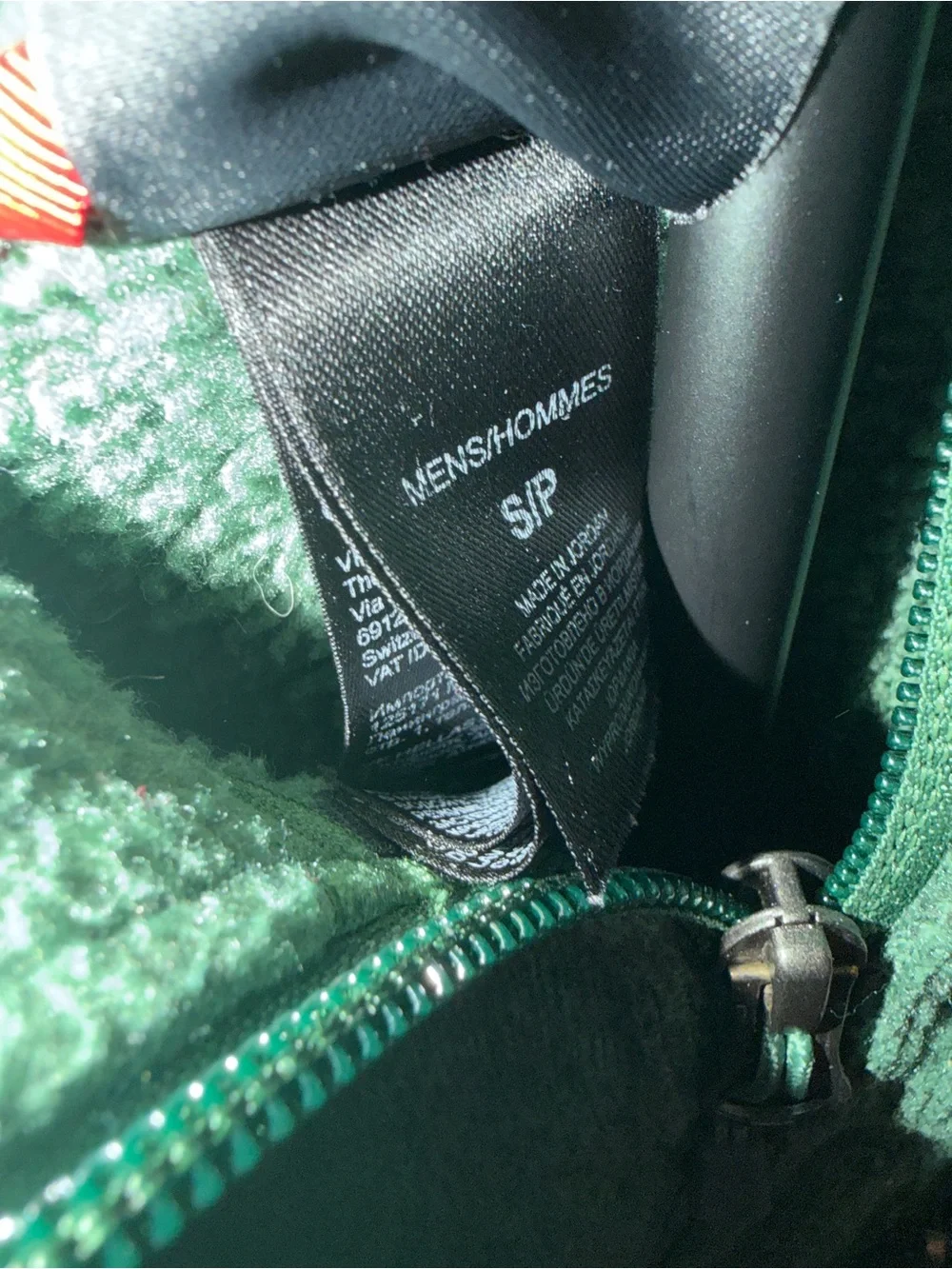 The North Face Men's Forest Green Half-Zip Fleece Jacket